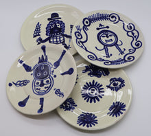 Cargar imagen en el visor de la galería, Vajilla Azteca - Azul