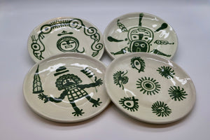 Vajilla Azteca - Verde