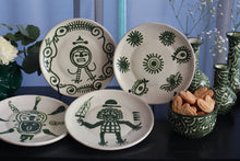 Cargar imagen en el visor de la galería, Vajilla Azteca - Verde
